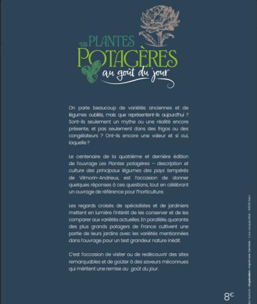 Librairie - Les plantes potagères au goût du jour - MEDIA_PACKAGING_VERSO